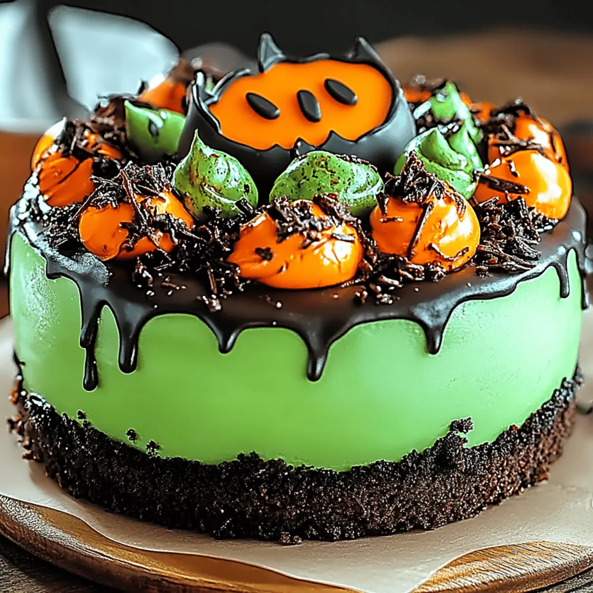 Witch’s Cauldron Cheesecake