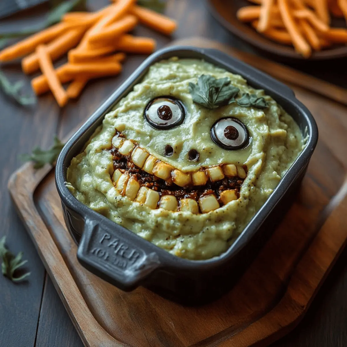 Franken-Spinach Monster Dip