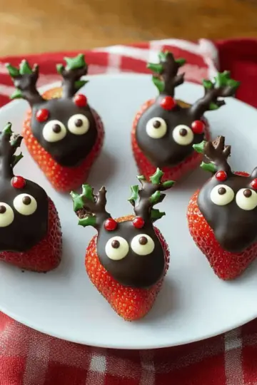 Reindeer Chocolate Covered Strawberries