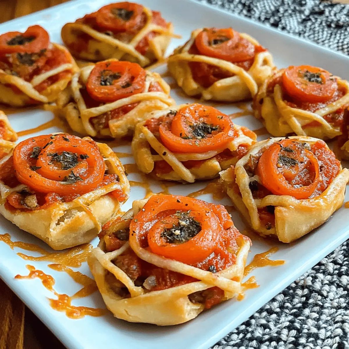 Halloween Mummy Meatballs