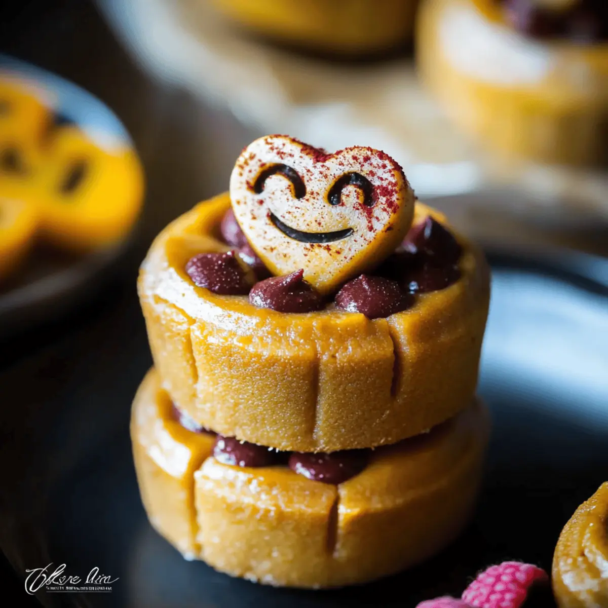 Mini Pumpkin Cheesecake Jack-O’-Lanterns