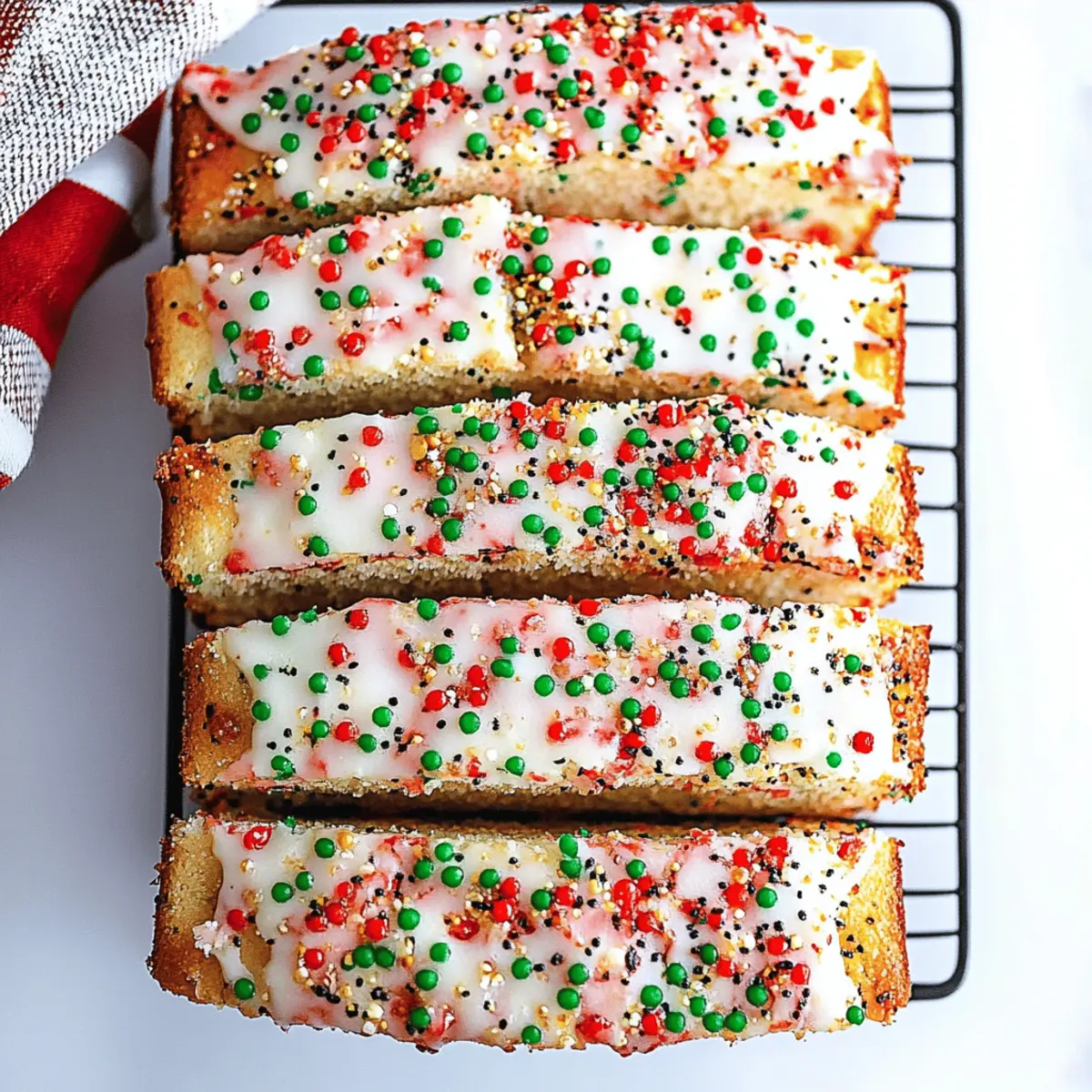 Christmas Sprinkle Buttermilk Bread