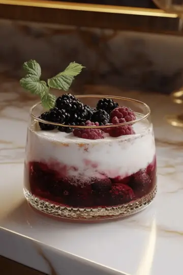 Blackberry Spider Soda Mocktail