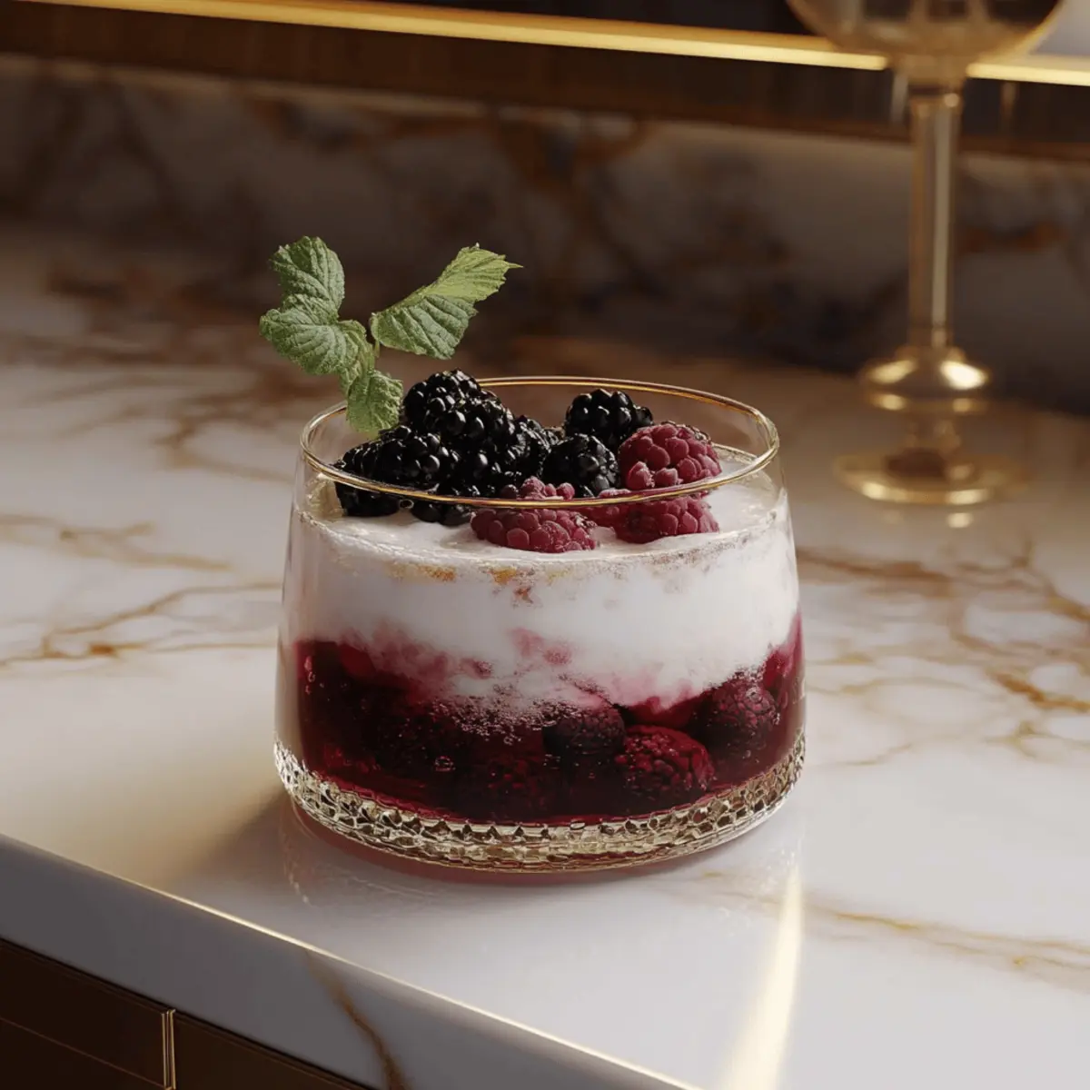 Blackberry Spider Soda Mocktail