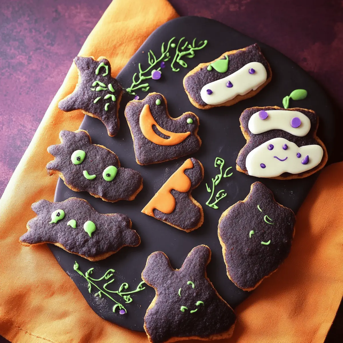 Halloween Decorated Cookies