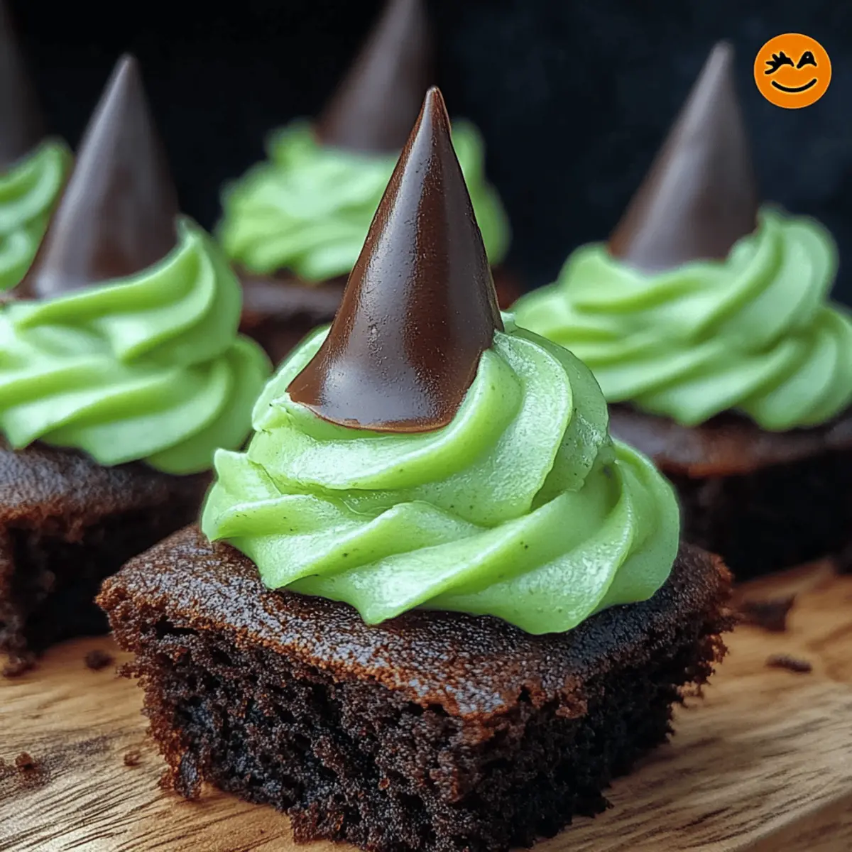 Wicked Witch Hat Brownies