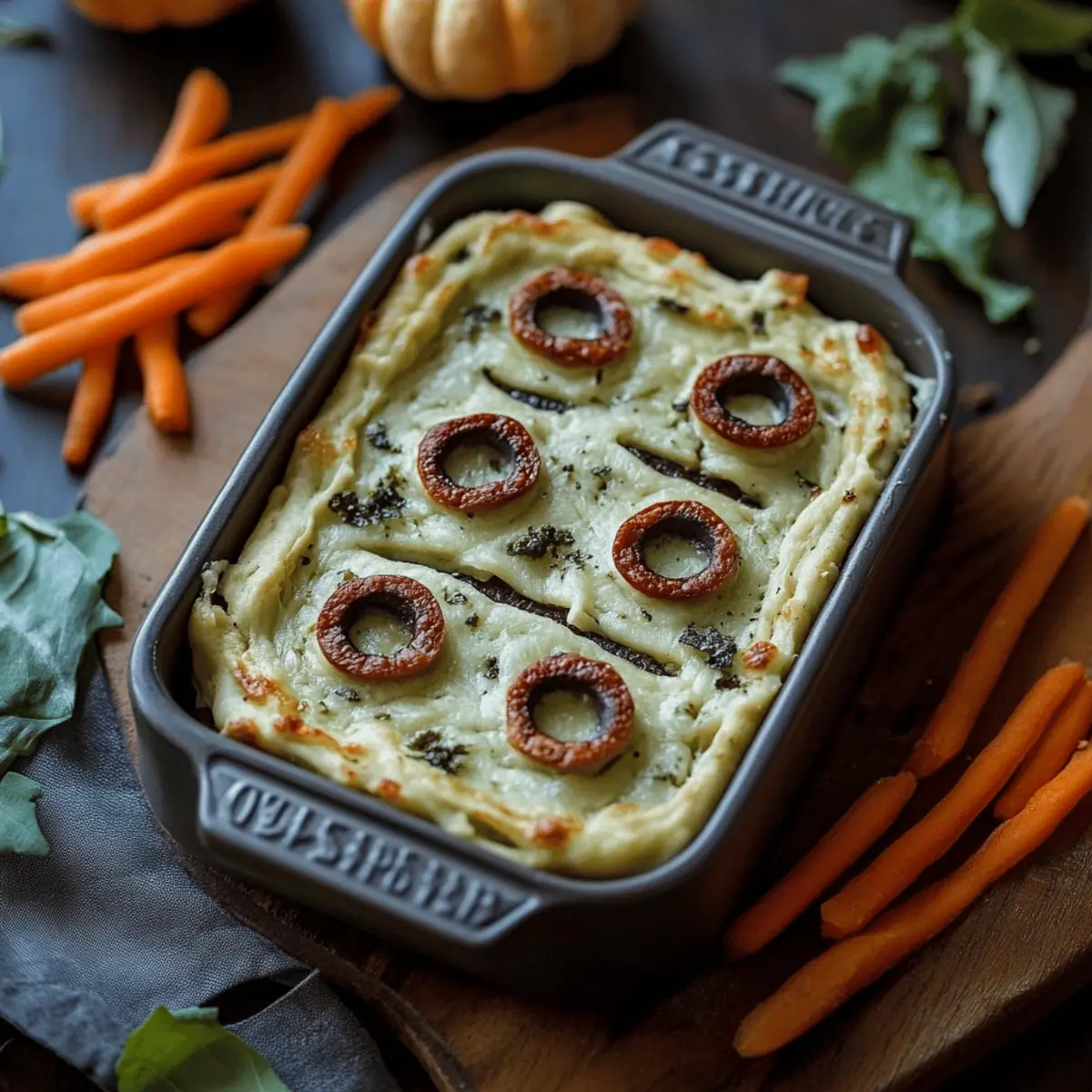 Franken-Spinach Monster Dip