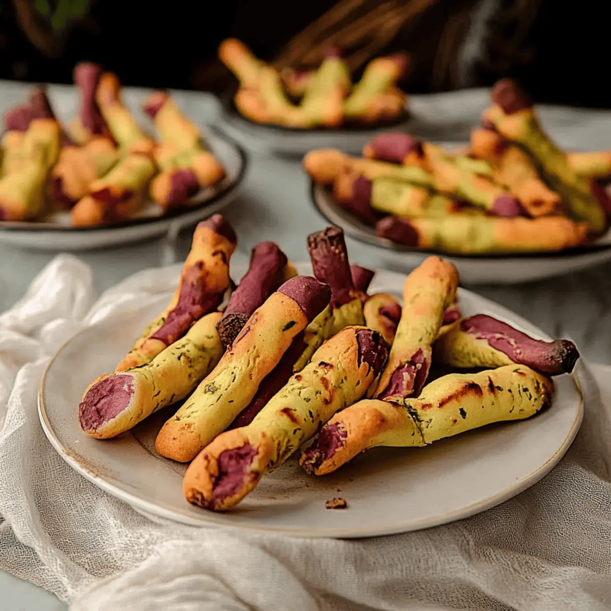 Creepy Witch Finger Cookies