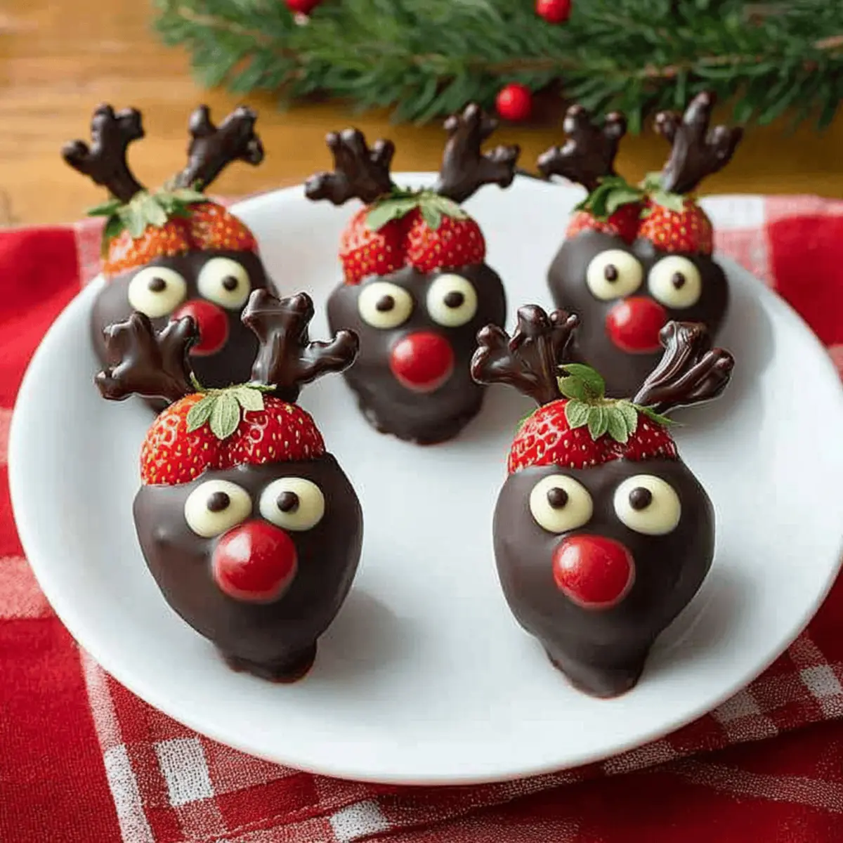 Reindeer Chocolate Covered Strawberries