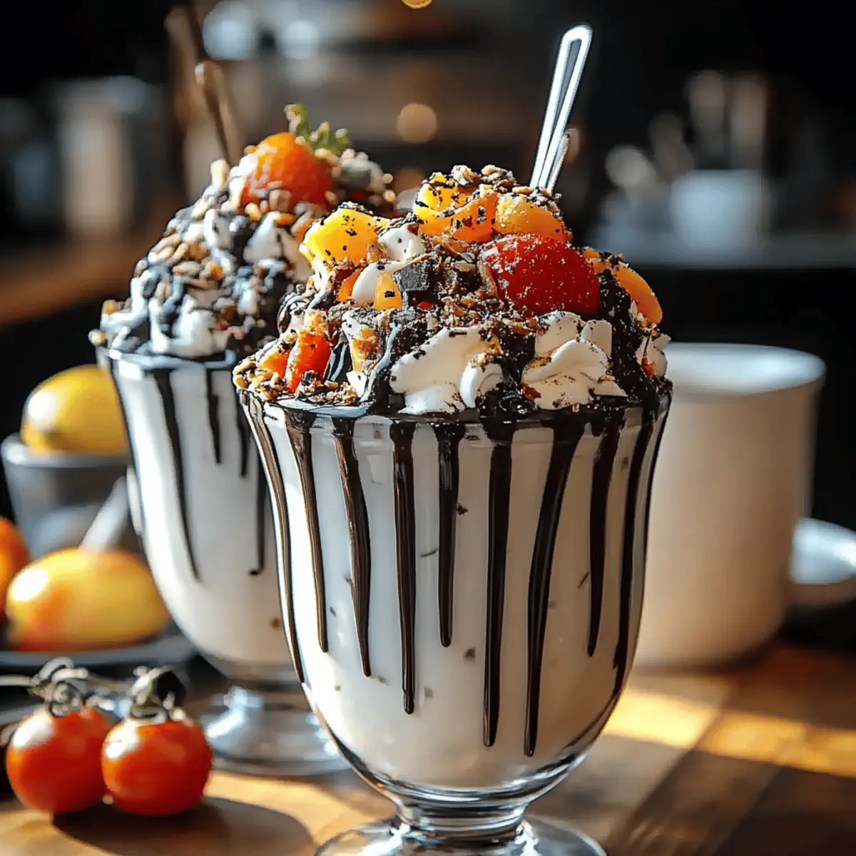 Black Halloween Milkshake
