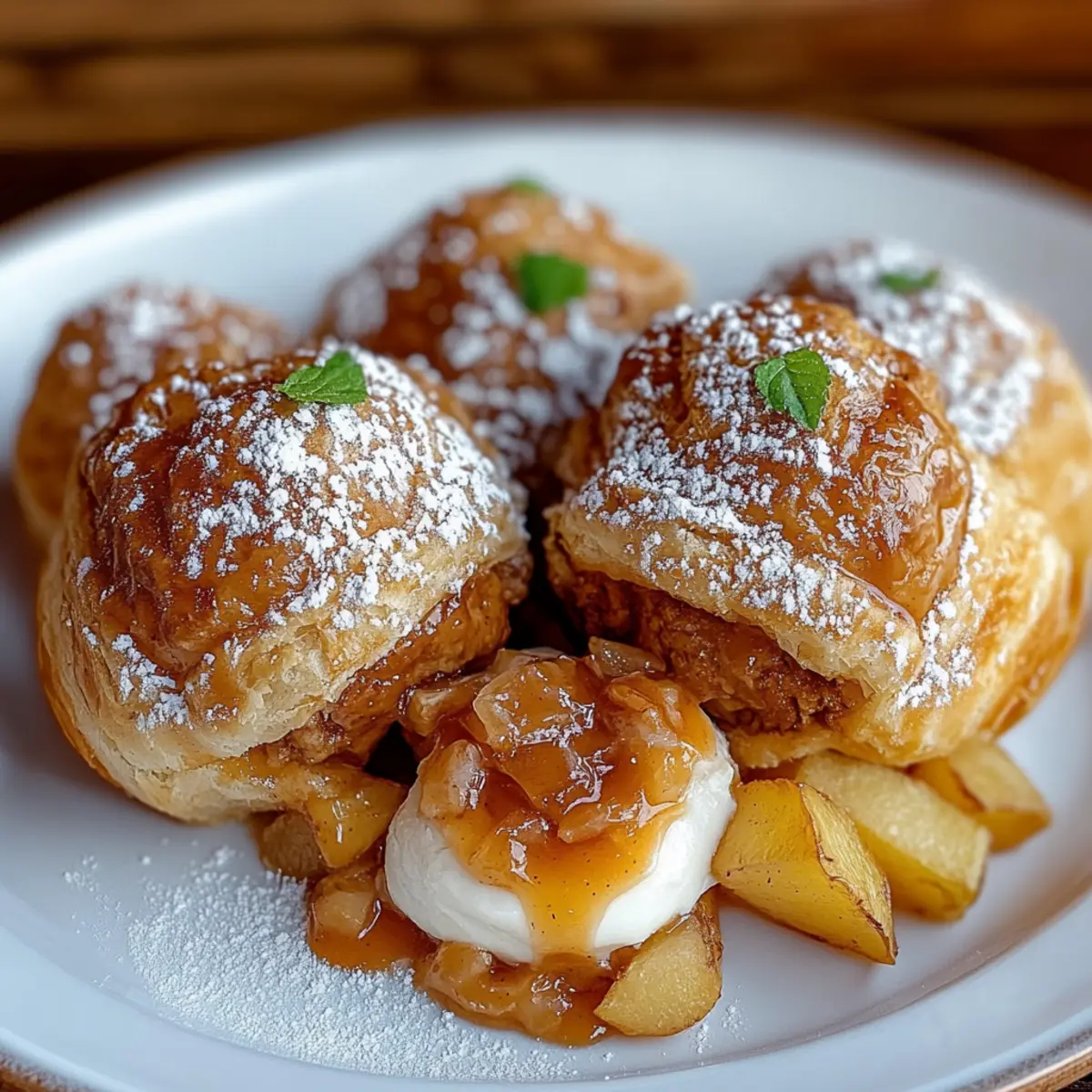 Air Fryer Apple Pie Bombs