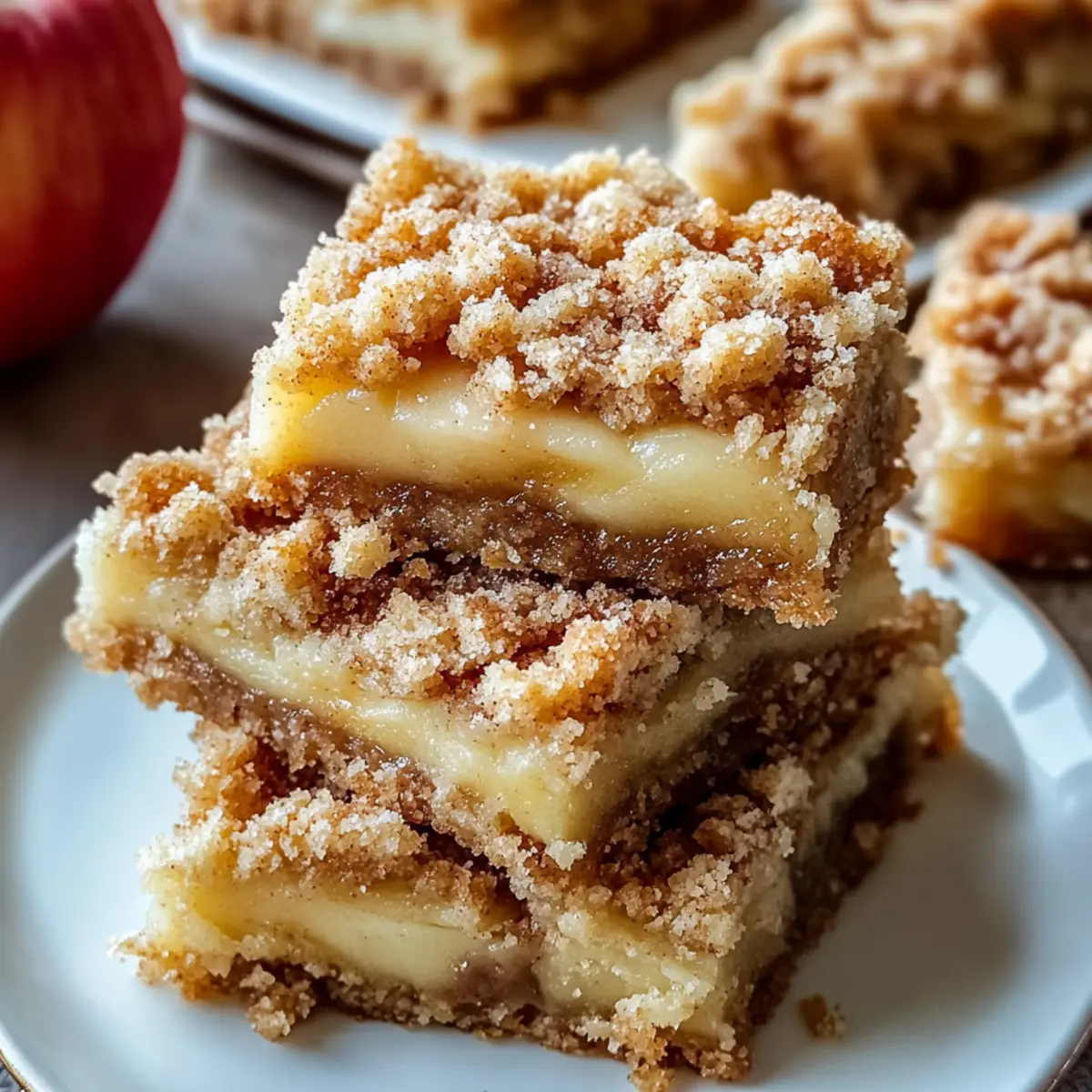 Apple Crumb Bars