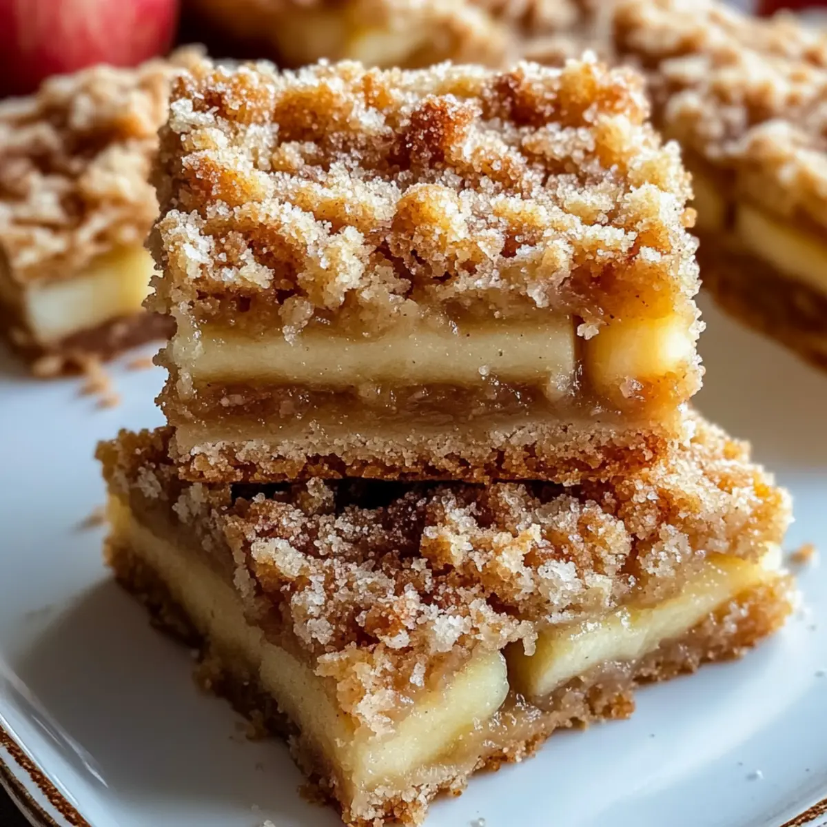 Apple Crumb Bars