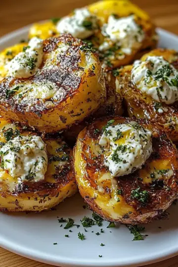 Baked Feta Potatoes