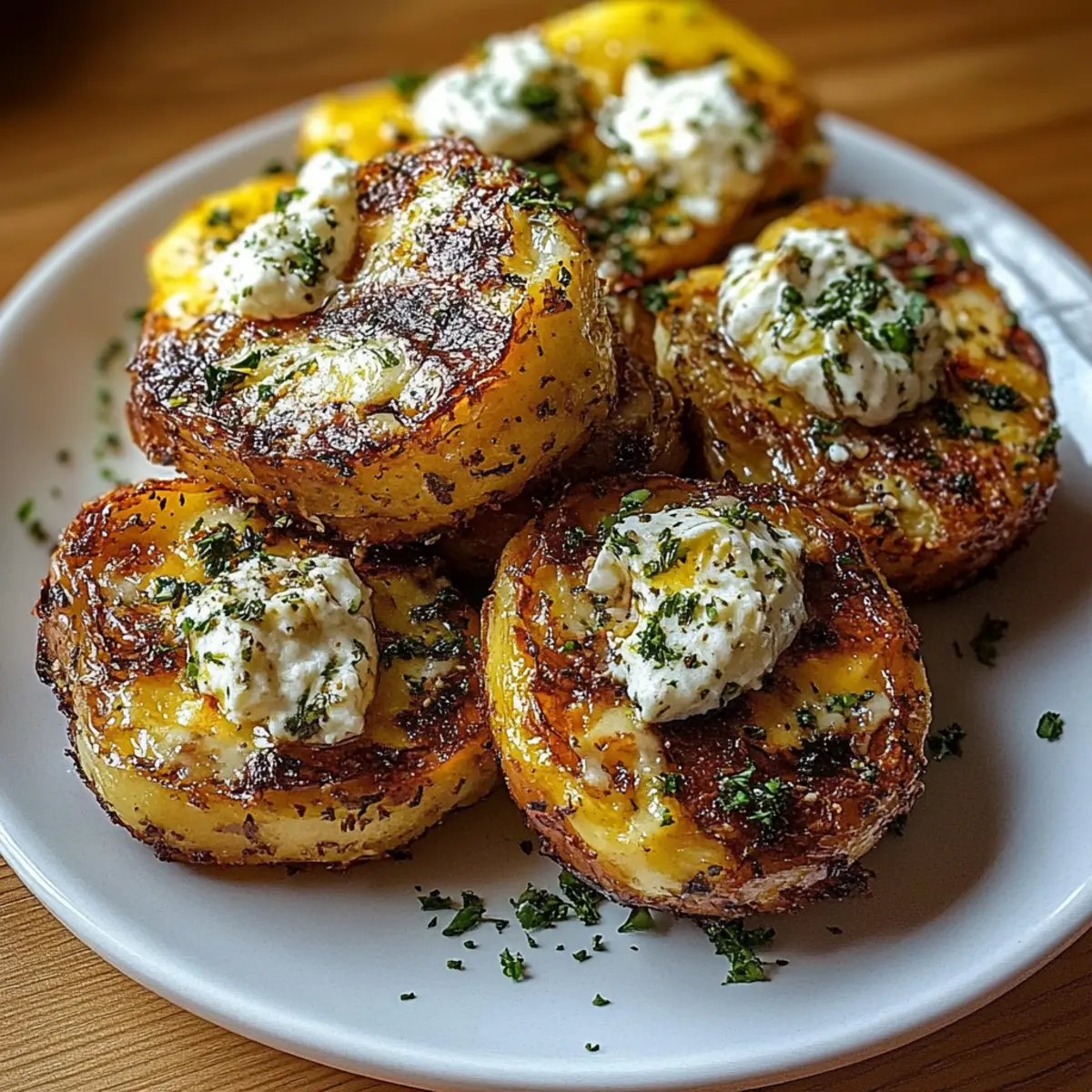 Baked Feta Potatoes
