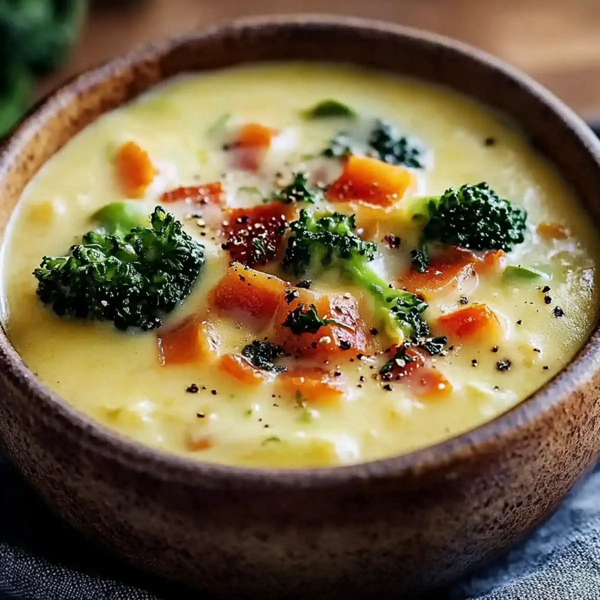 Broccoli Cheddar Soup