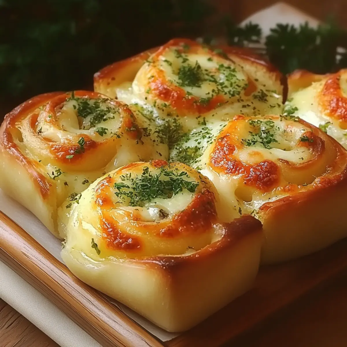 Buttery Cheese Garlic Rolls