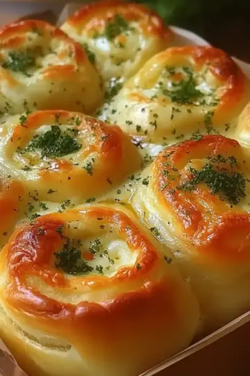 Buttery Cheese Garlic Rolls