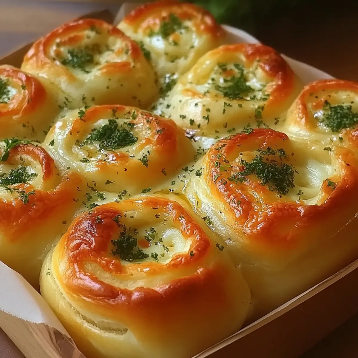 Buttery Cheese Garlic Rolls