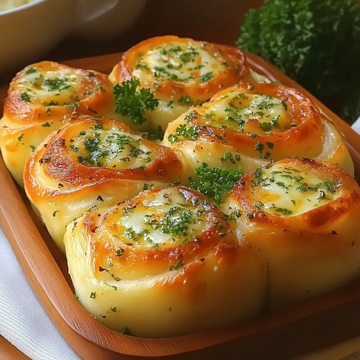 Buttery Cheese Garlic Rolls