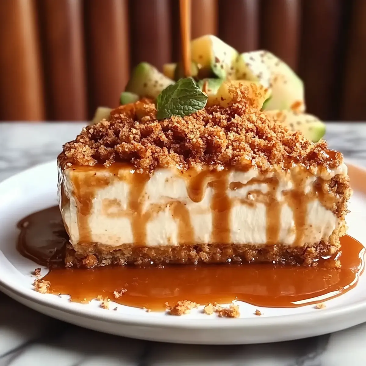 Caramel Apple Cheesecake Bars