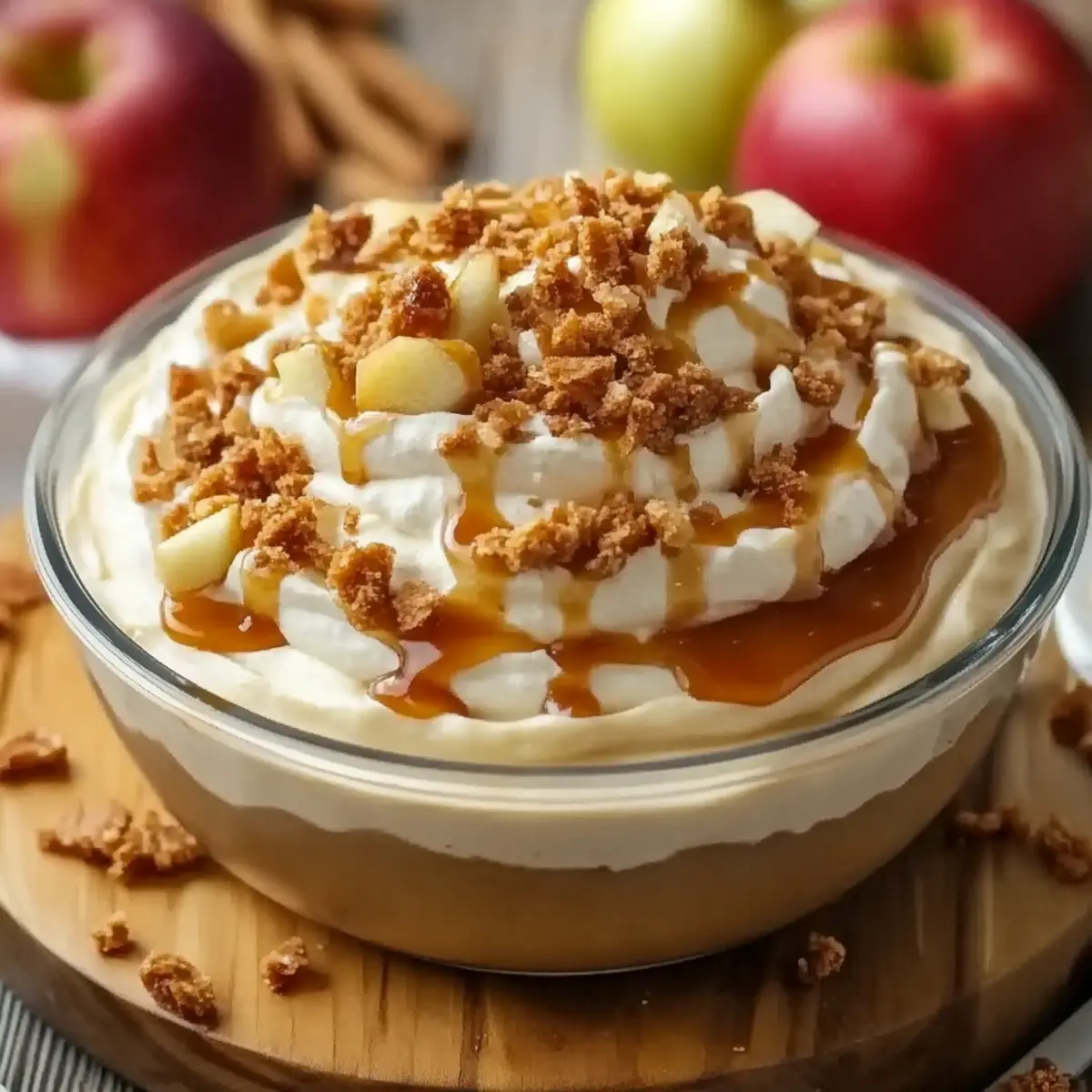 Caramel Apple Cheesecake Dip