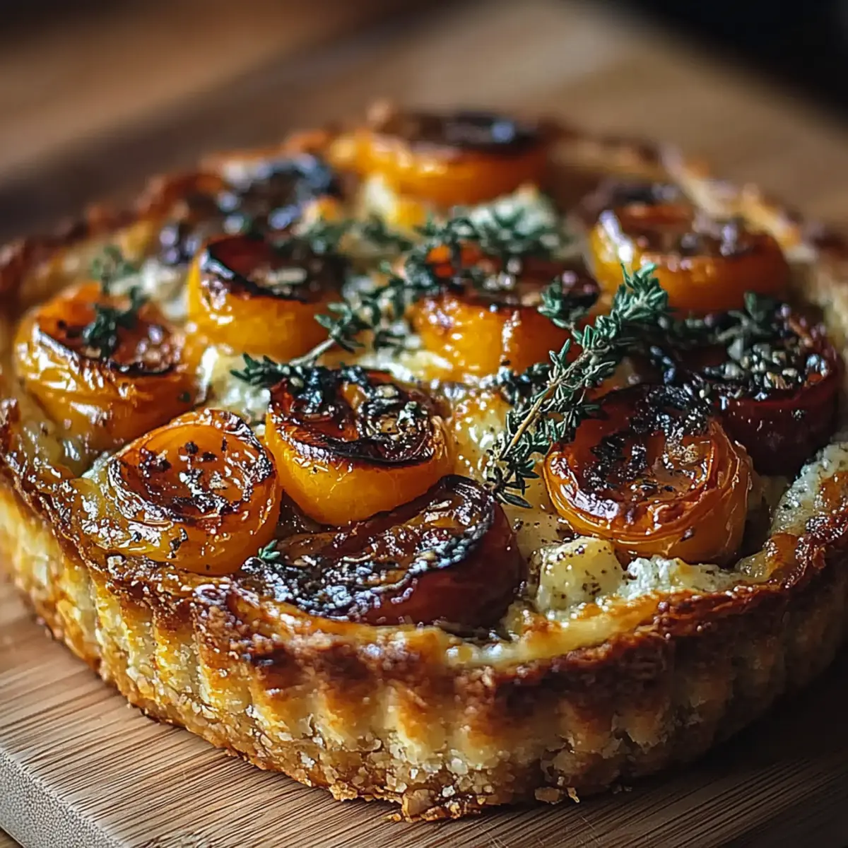 Caramelized Onion Butternut Squash Tart