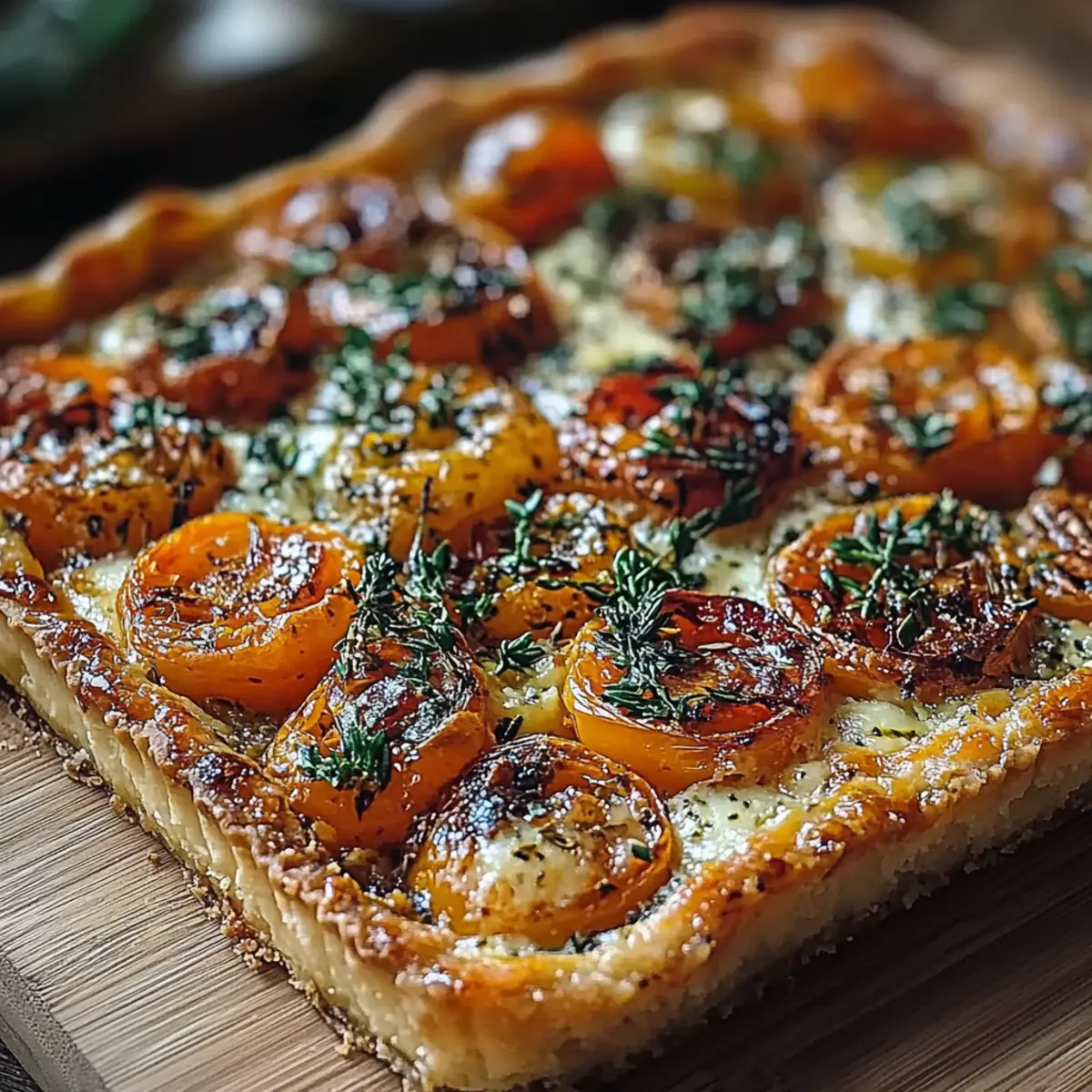Caramelized Onion Butternut Squash Tart