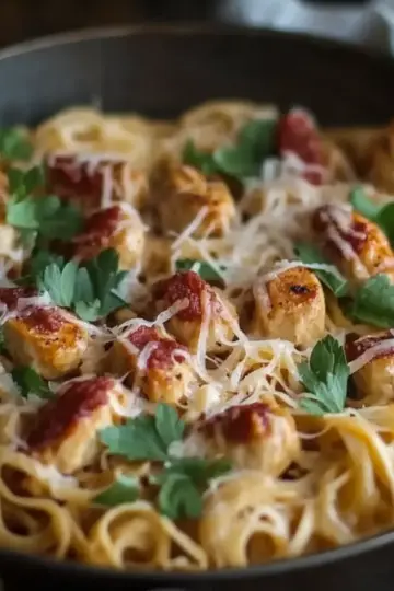 Chicken Apple Sausage One Pan Pasta