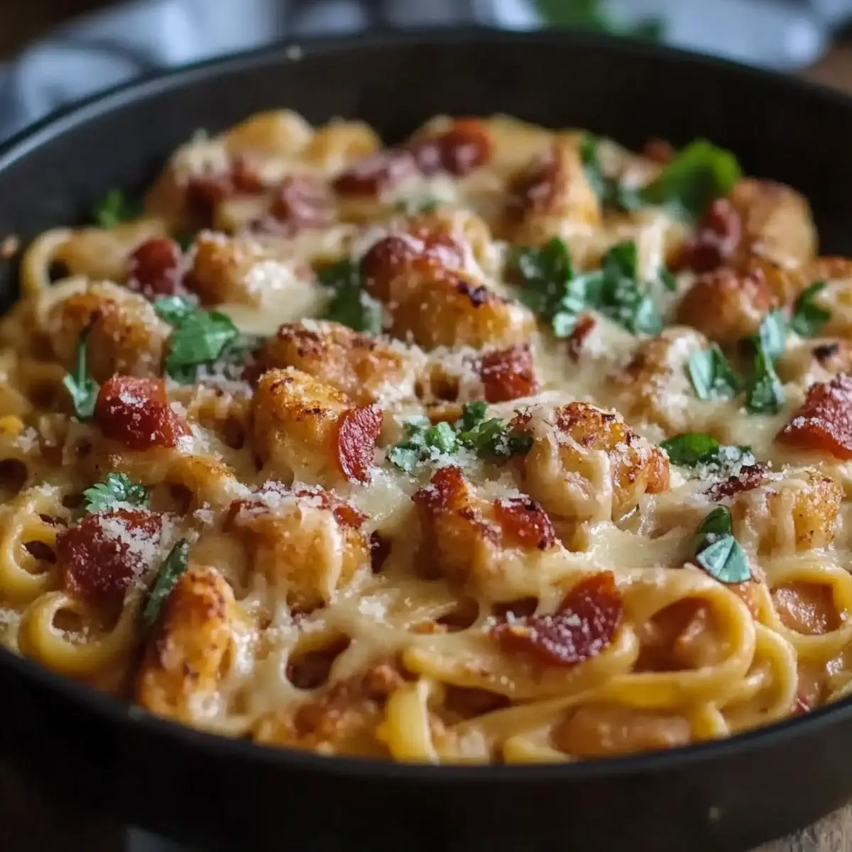 Chicken Apple Sausage One Pan Pasta
