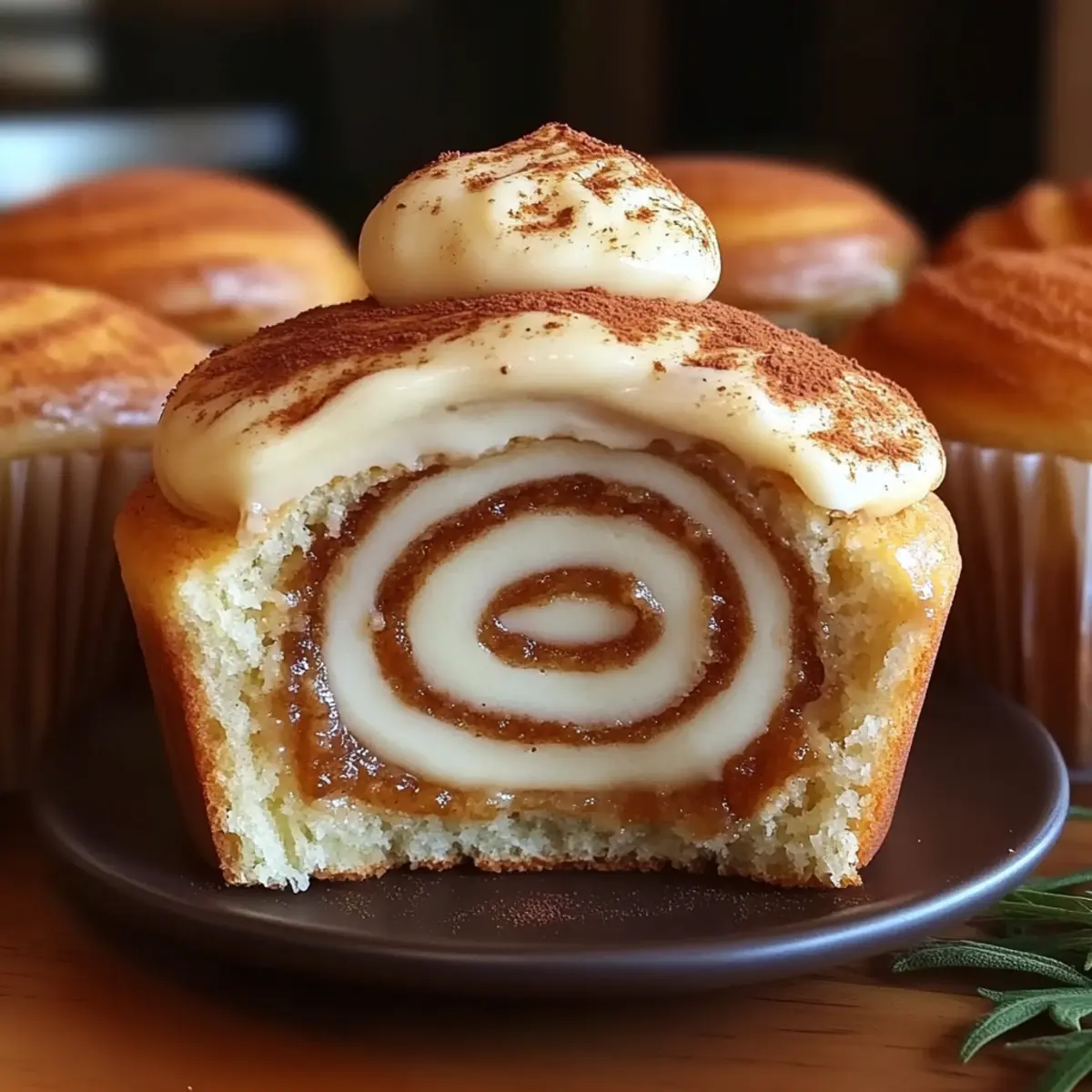 Cinnamon Roll Cupcakes