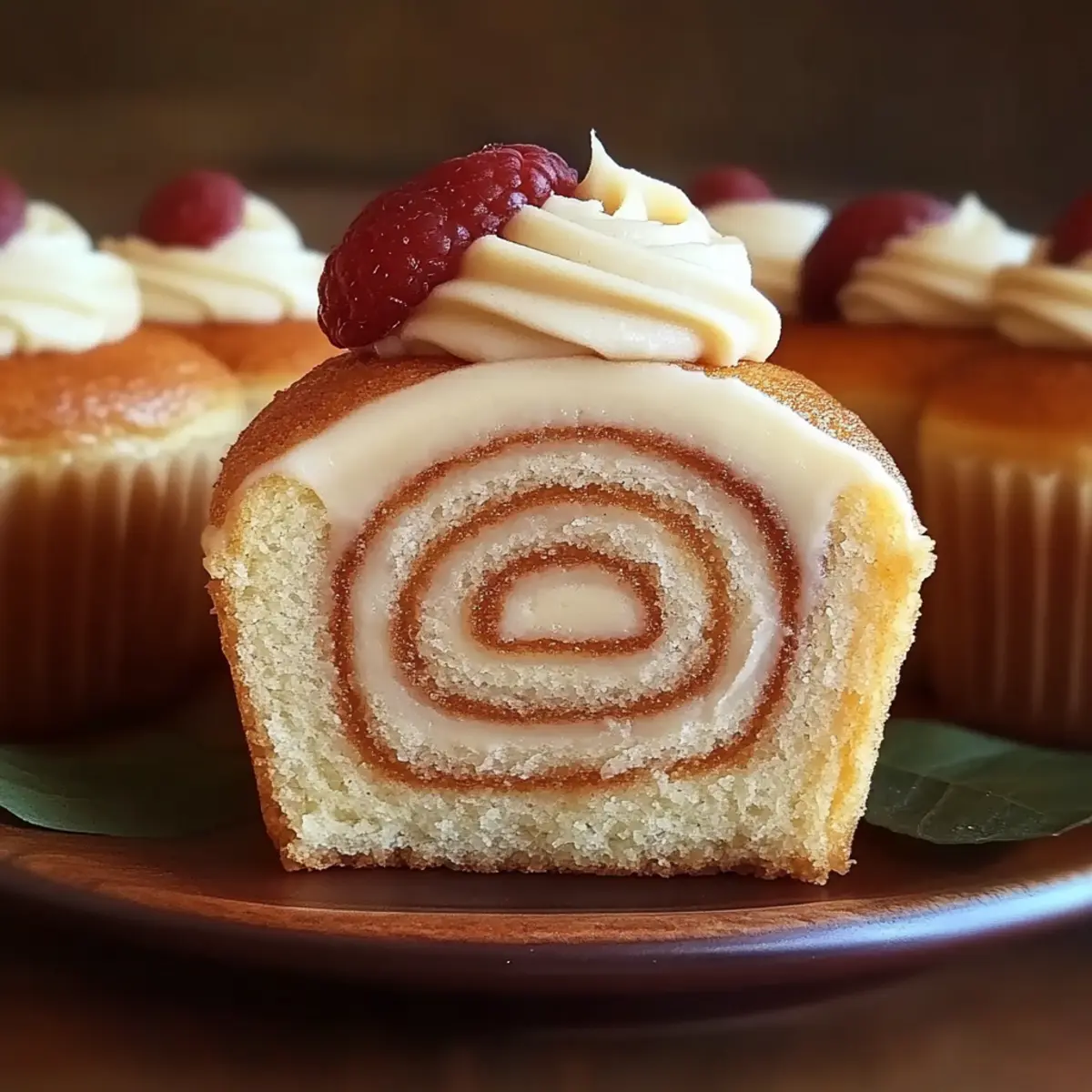 Cinnamon Roll Cupcakes
