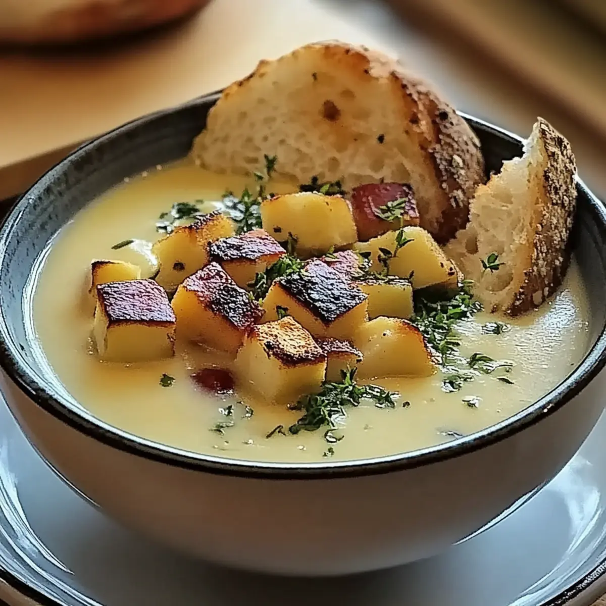 Country French Garlic Soup