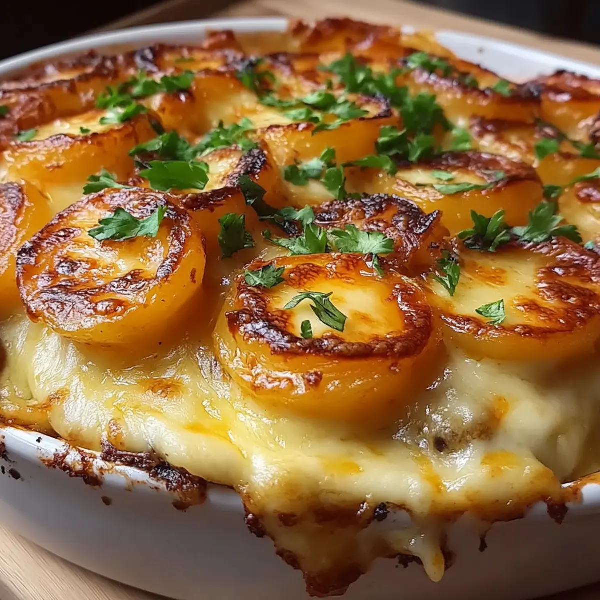 Creamy Cheesy Au Gratin Potatoes