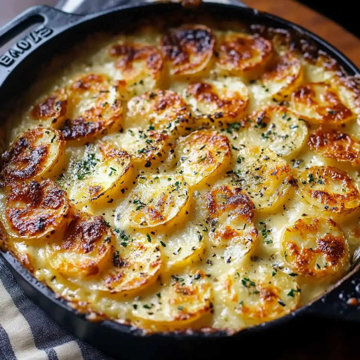Creamy Cheesy Potato Gratin