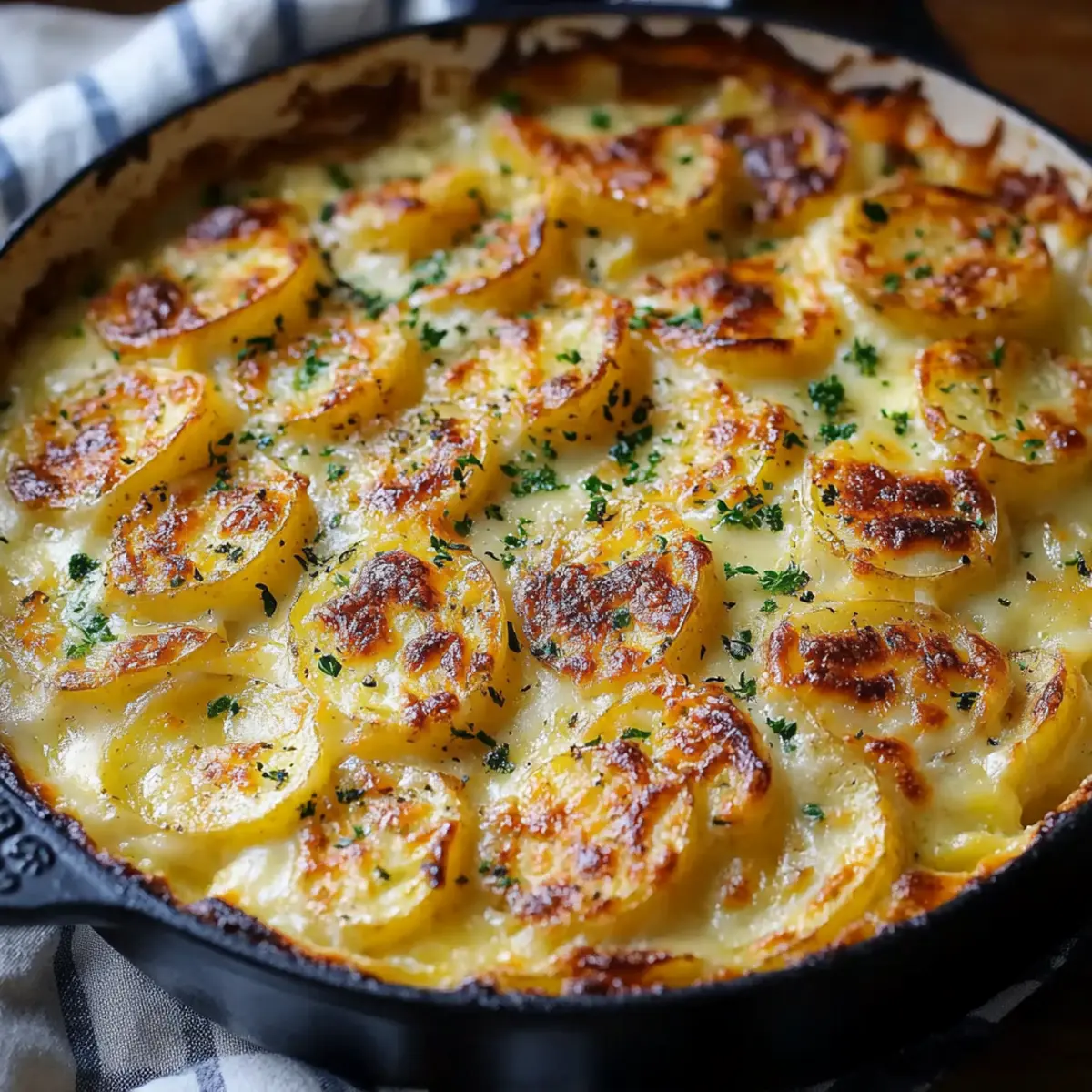 Creamy Cheesy Potato Gratin