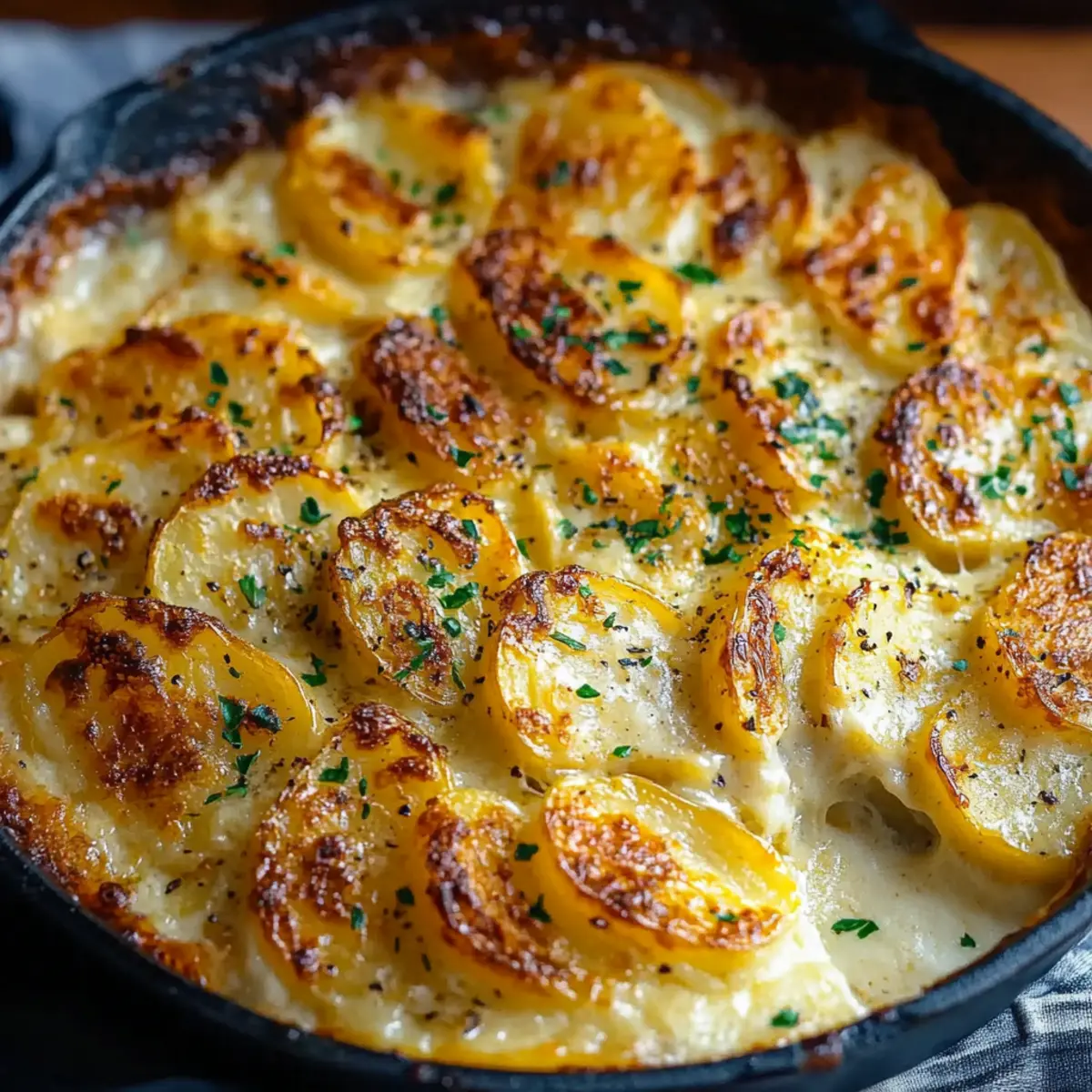 Creamy Cheesy Potato Gratin