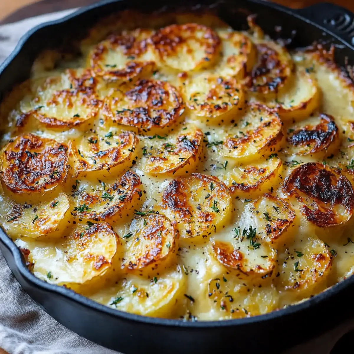 Creamy Cheesy Potato Gratin