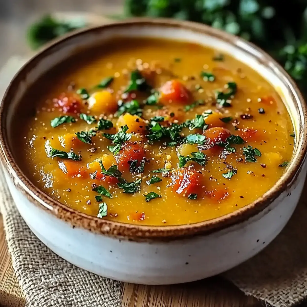 Creamy Roasted Vegetable Soup
