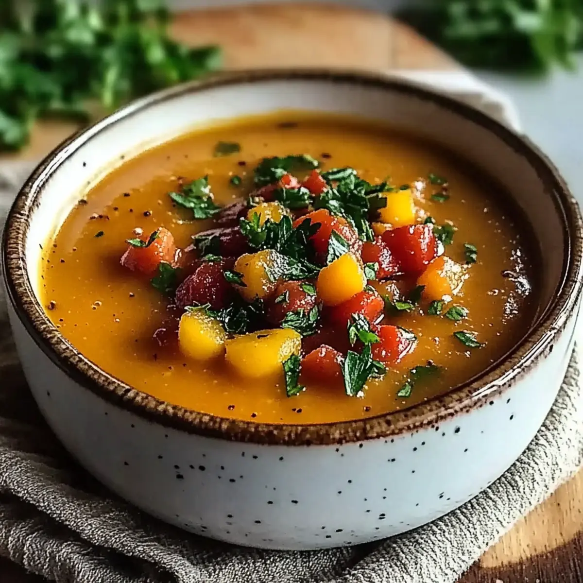 Creamy Roasted Vegetable Soup
