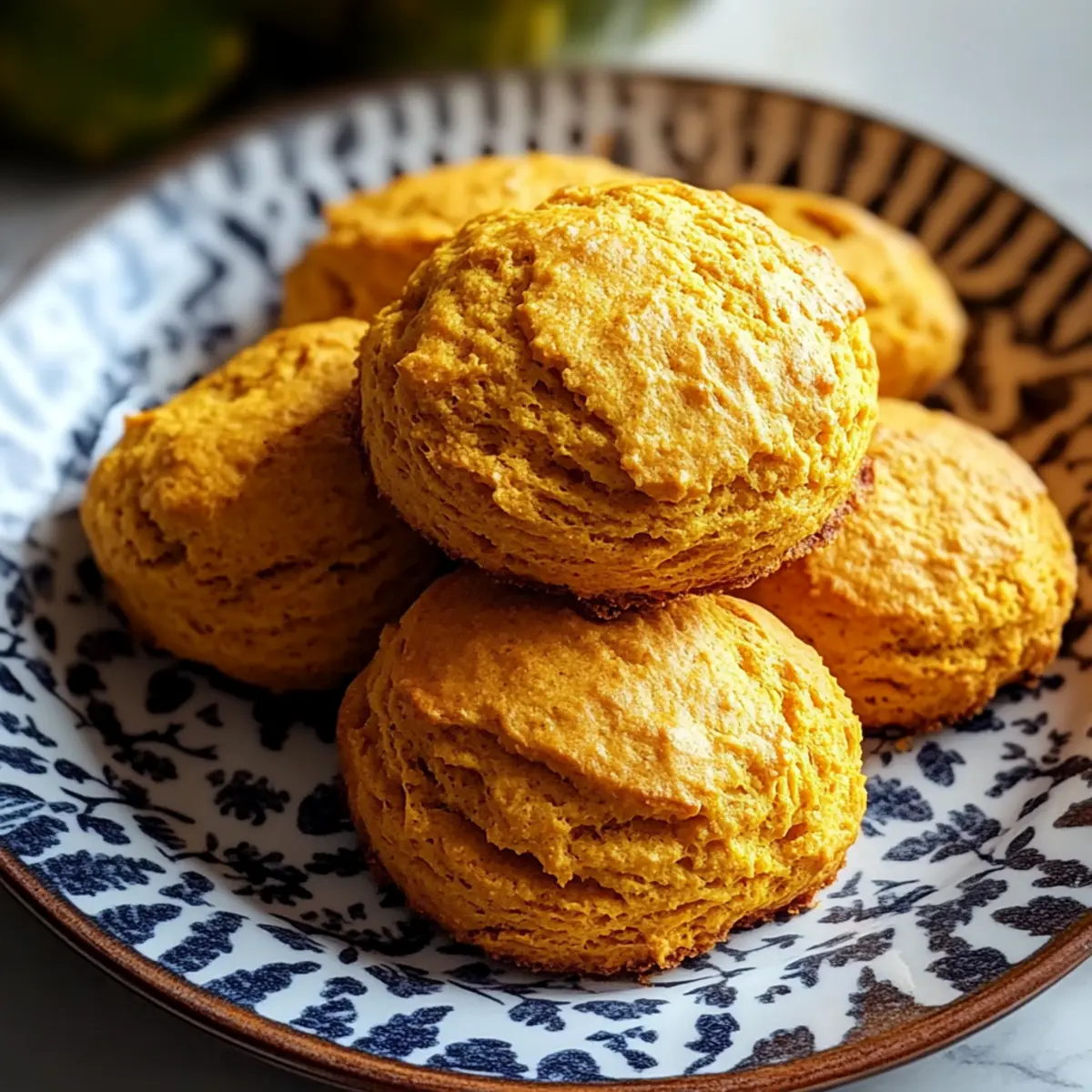 Fluffy Spiced Pumpkin Biscuits
