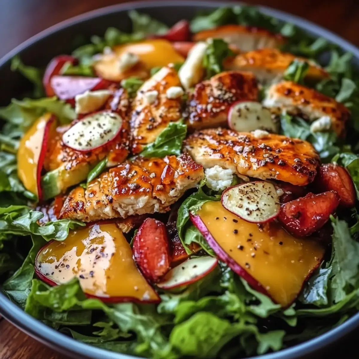 Harvest Honeycrisp Apple and Feta Salad
