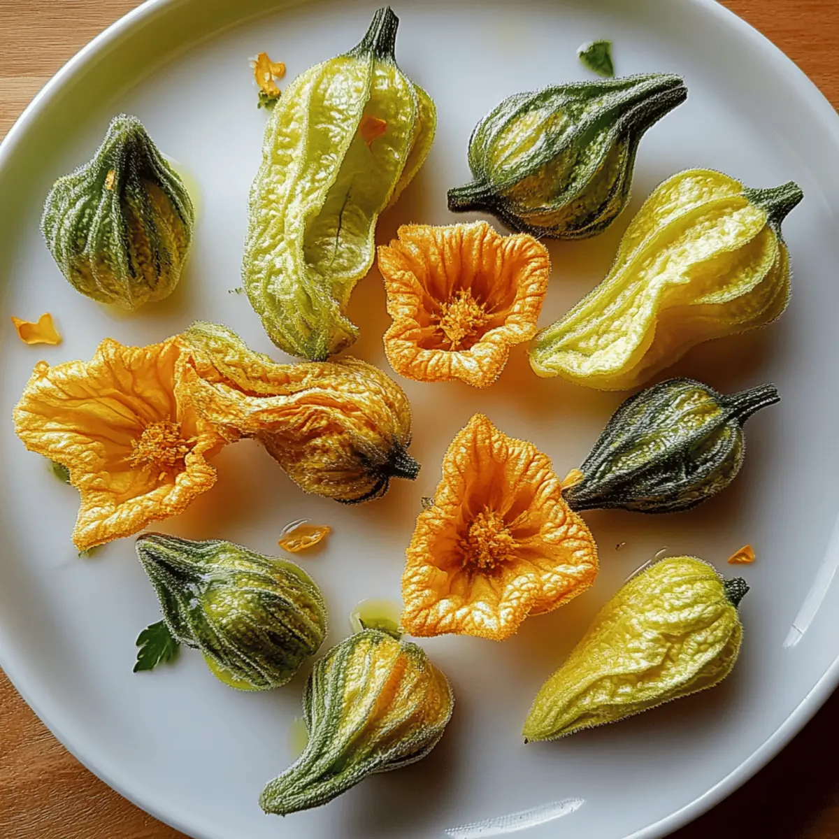 Healthy Pumpkin Blossoms