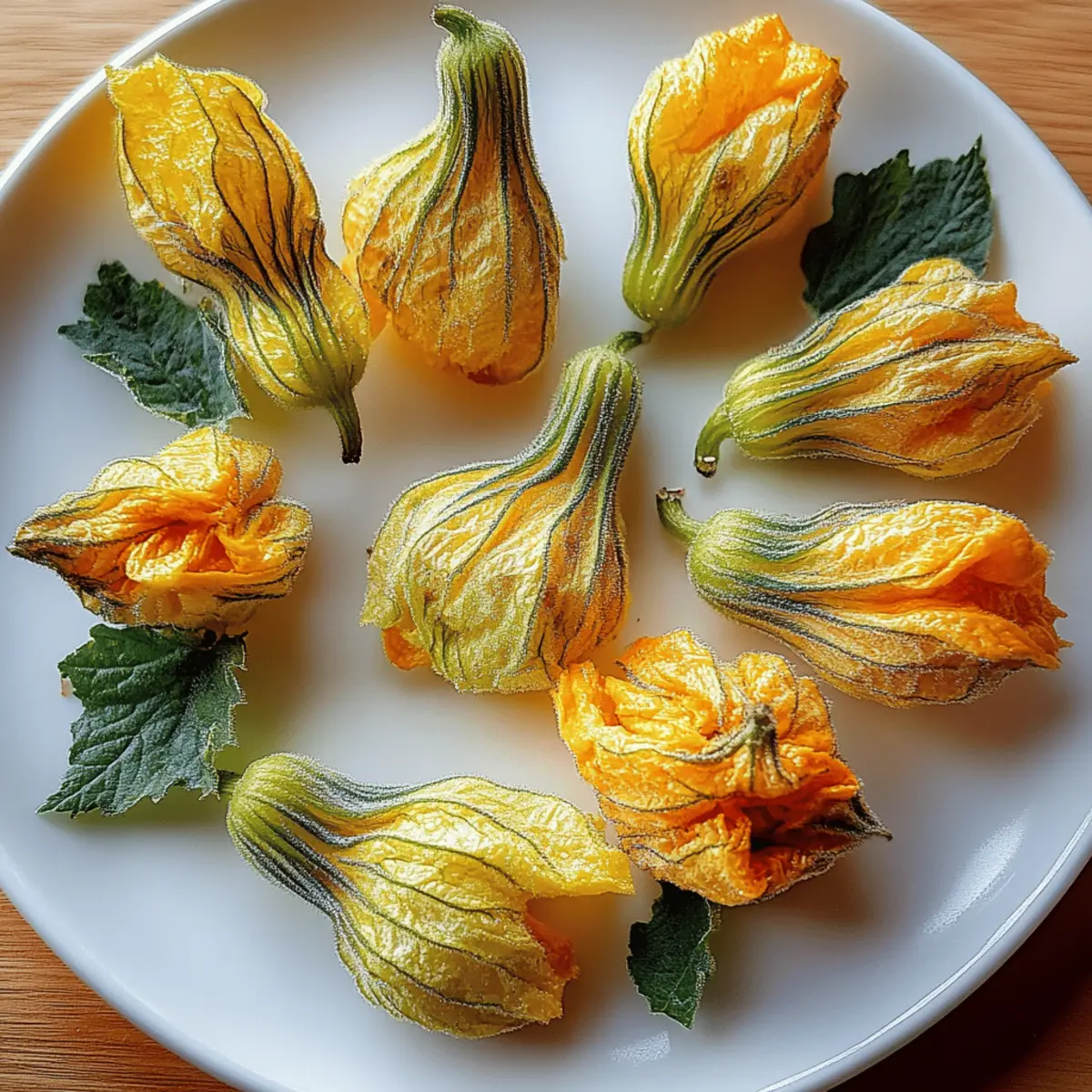 Healthy Pumpkin Blossoms