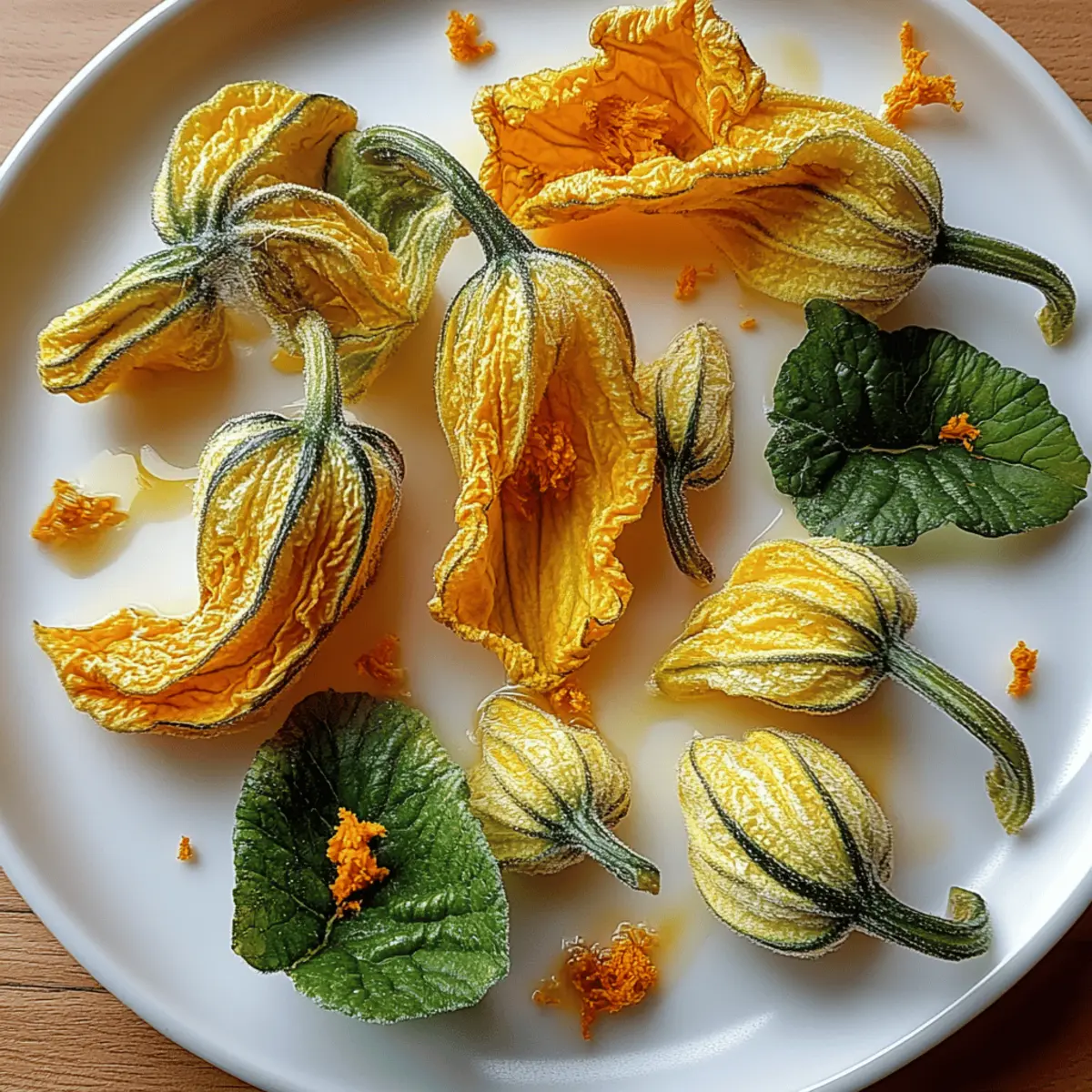 Healthy Pumpkin Blossoms