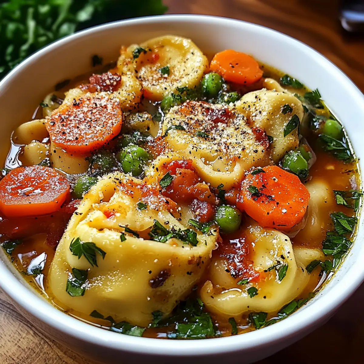 Healthy Tortellini Soup