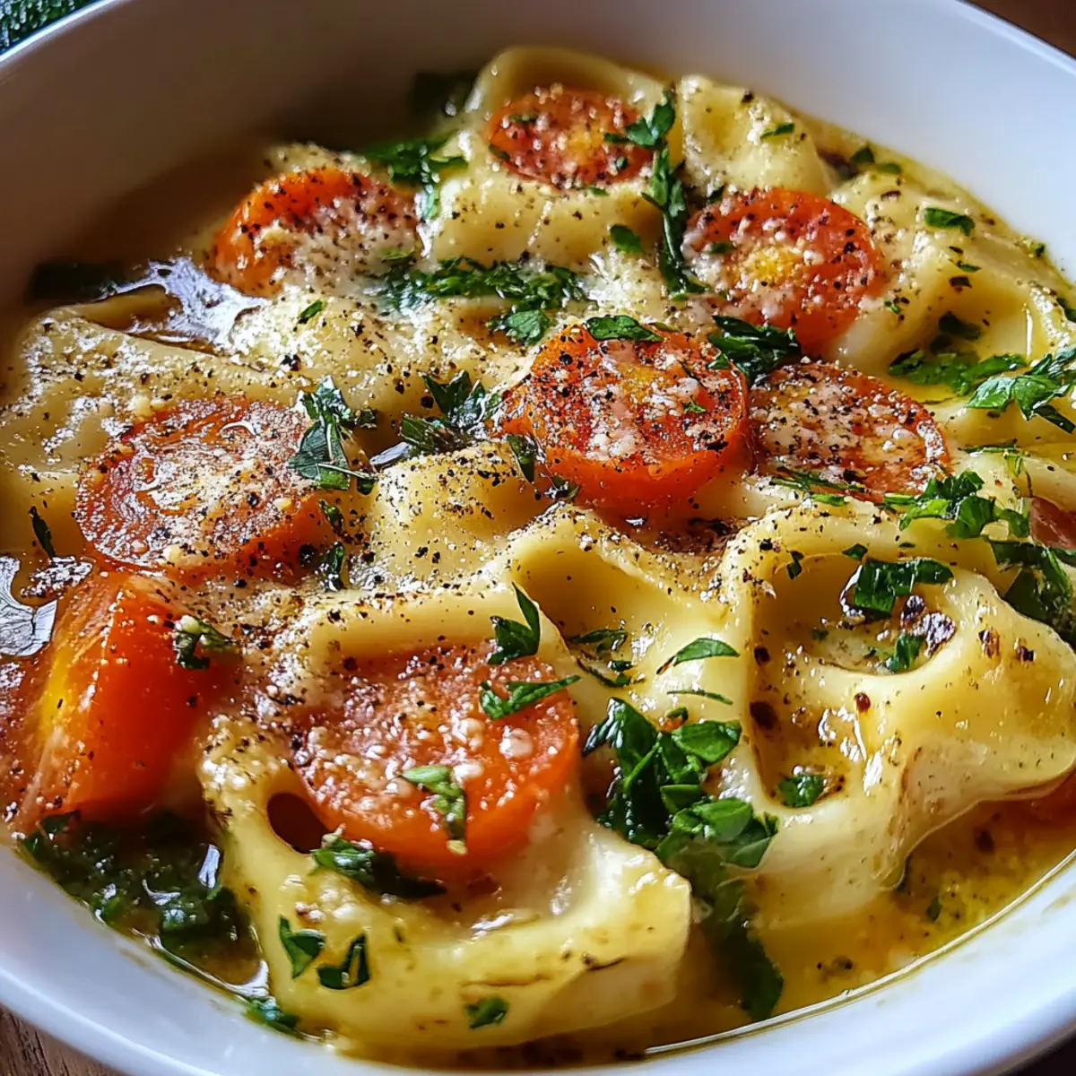 Healthy Tortellini Soup