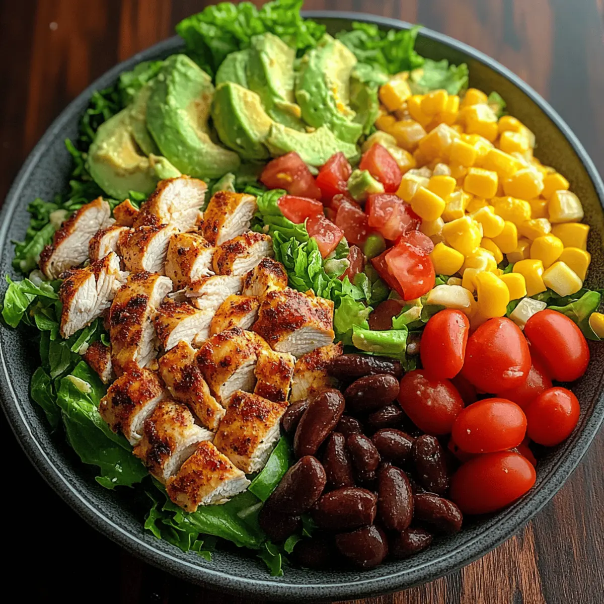 High Protein Southwest Chicken Salad