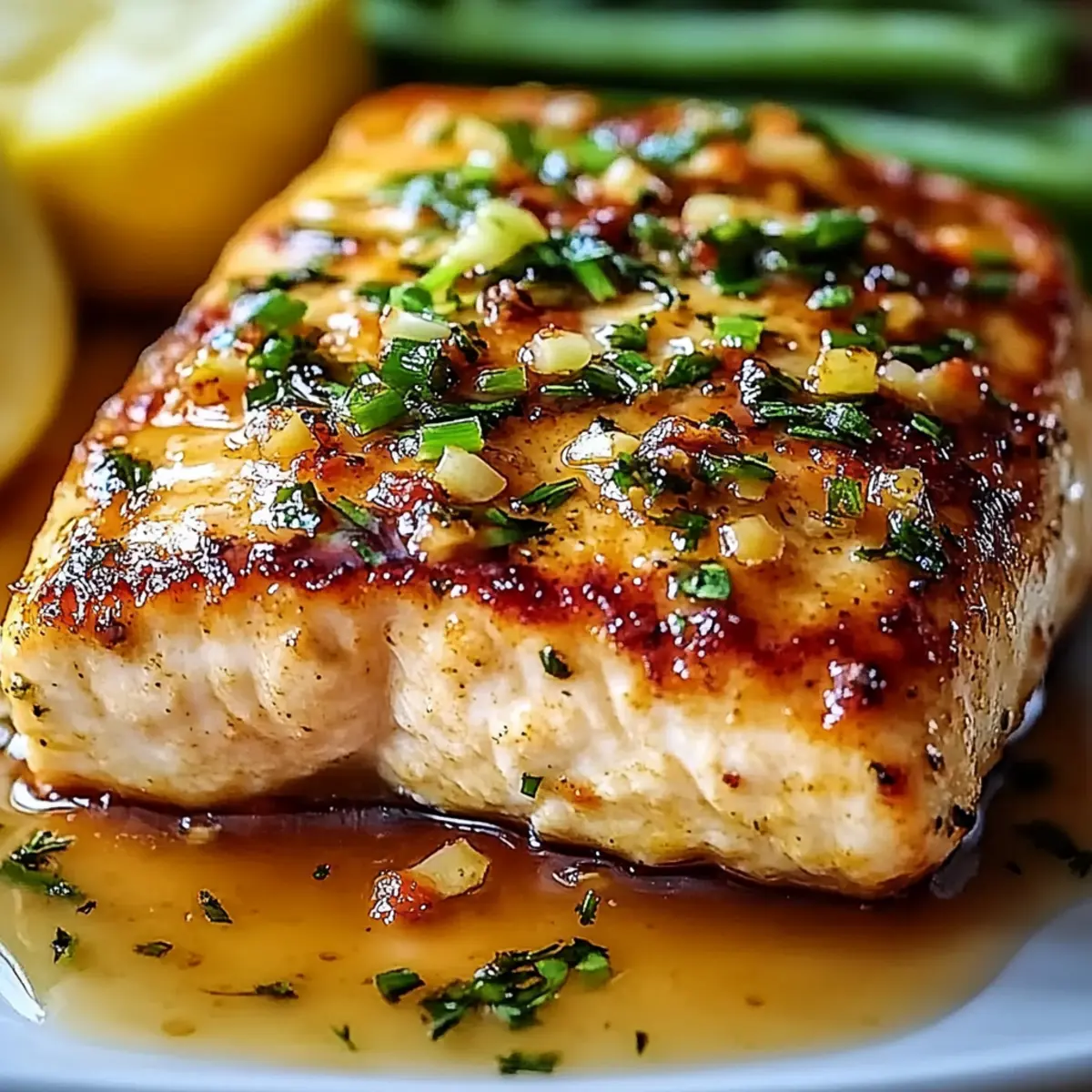 Honey Garlic Butter Baked Salmon