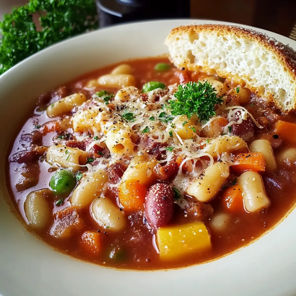 Italian Pasta Fagioli Soup
